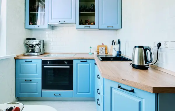 Фото Кухня ЗОВ заказ МИ338 Волна "Логфорд"(МДФ+ПВХ Деним)